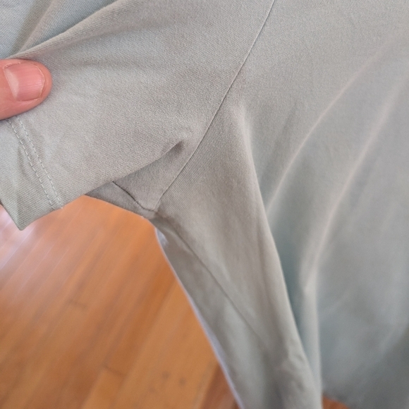 ALL SAINTS Light Blue Short Sleeve Tee Soft Cotton Crew Neck - Picture 7 of 8